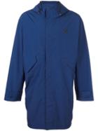 Ps By Paul Smith Hooded Zip Up Coat, Men's, Size: Large, Blue, Nylon