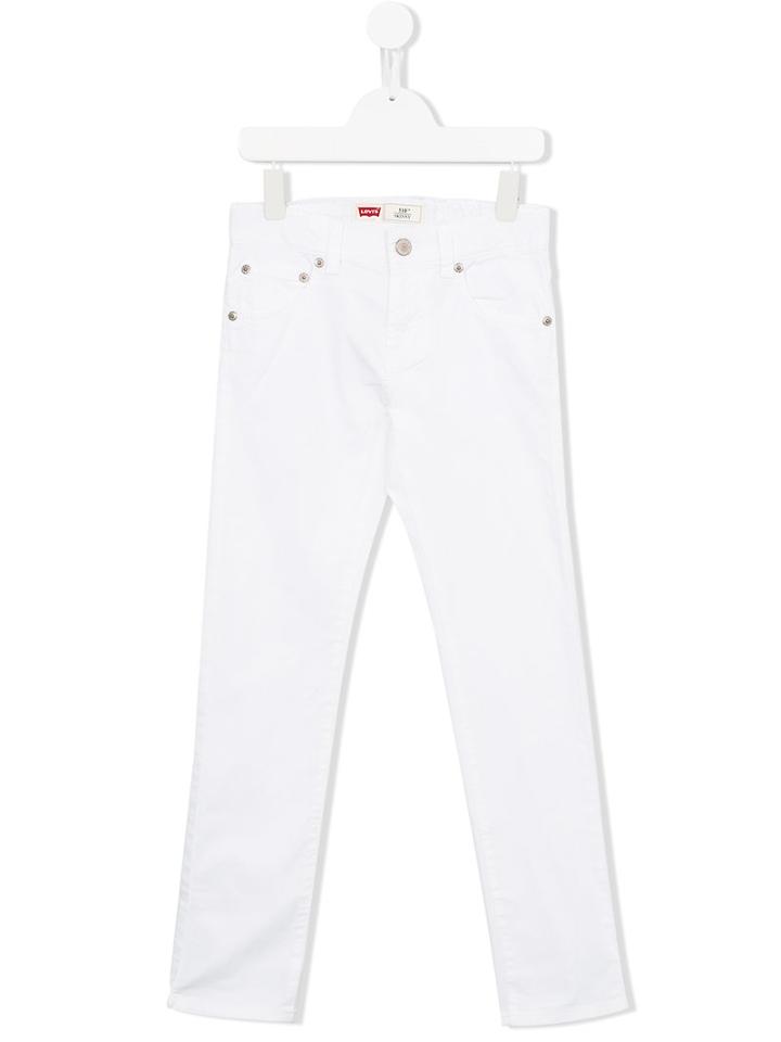 Levi's Kids 510 Skinny Jeans, Boy's, Size: 10 Yrs, White
