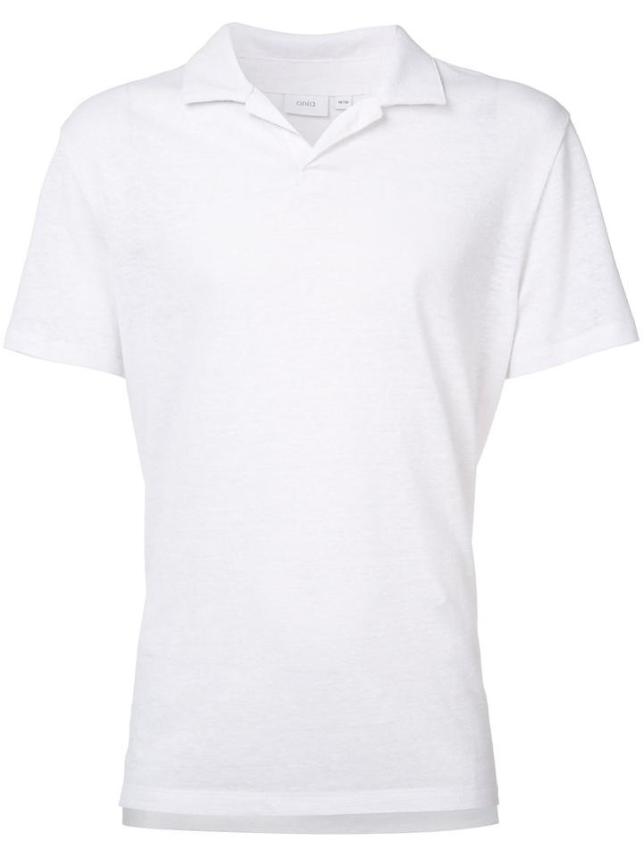 Onia - Shaun Polo - Men - Linen/flax/polyester - Xxl, White, Linen/flax/polyester