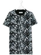 John Galliano Kids - Printed T-shirt - Kids - Cotton - 16 Yrs, Black