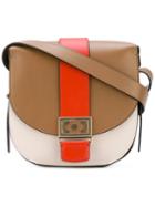 Etro - Buckle Strap Shoulder Bag - Women - Leather - One Size, Brown, Leather