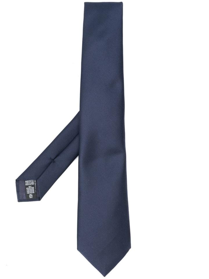 Emporio Armani Simple Tie - Blue