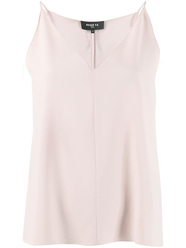 Paule Ka V-neck Blouse - Pink
