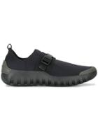 Prada Black Slip On Neoprene Sneakers
