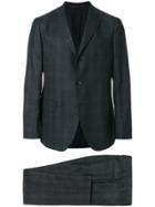 The Gigi Plaid Suit Jacket - Grey