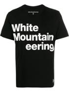White Mountaineering Logo Jersey T-shirt - Black