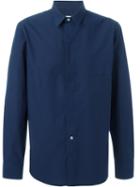 Lemaire Classic Shirt, Men's, Size: 50, Blue, Cotton