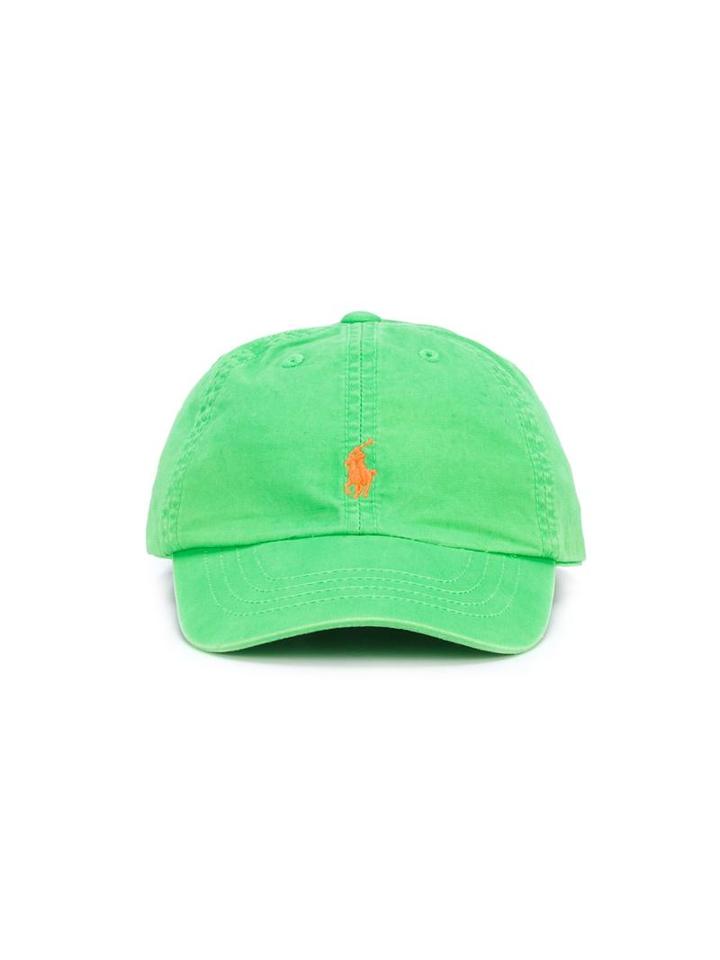 Ralph Lauren Kids Logo Baseball Cap, Boy's, Size: 52 Cm, Green