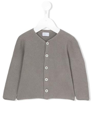 Violeta E Federico - Classic Cardigan - Kids - Cotton - 18 Mth, Grey