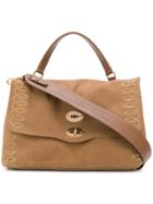Zanellato Stud-embellished Tote - Brown