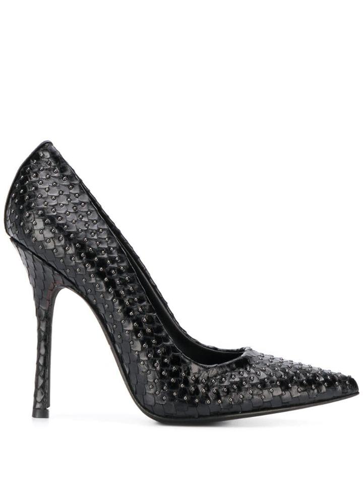 Marc Ellis Snakeskin Effect Pumps - Black
