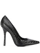 Marc Ellis Snakeskin Effect Pumps - Black
