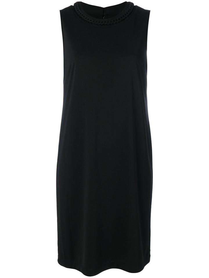 Dkny - Shift Dress - Women - Polyester/spandex/elastane - 6, Black, Polyester/spandex/elastane