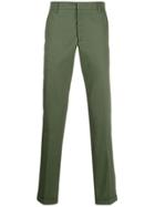 Prada Turned Up Hem Chinos - Green