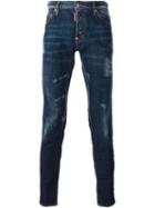 Dsquared2 Skinny Jeans, Men's, Size: 46, Blue, Cotton/spandex/elastane