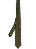 Burberry Modern Cut Floral Spot Tie - Green
