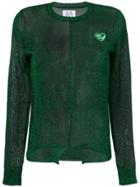 Zoe Karssen Sheer Glitter Sweater - Green