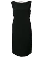 Gianluca Capannolo Floral Sheer Back Dress - Black