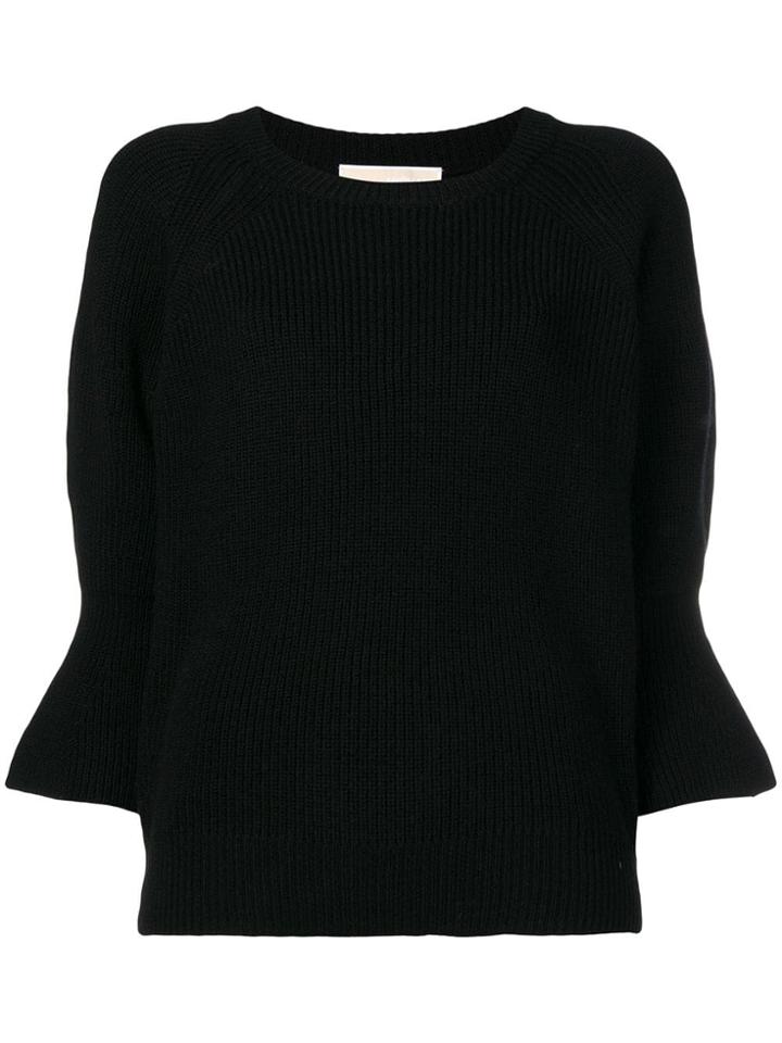 Michael Michael Kors Three-quarter Sleeved Jumper - Black