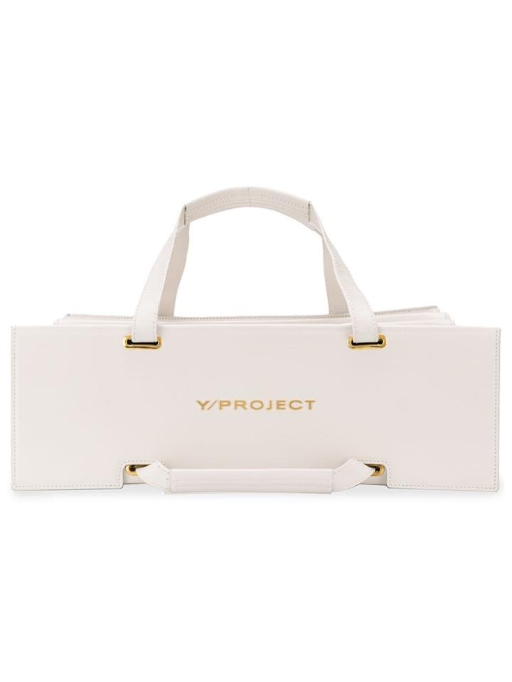Y/project Accordion Tote Bag - White