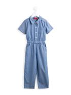 Rykiel Enfant Chambray Jumpsuit, Girl's, Size: 6 Yrs, Blue