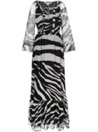 Diane Von Furstenberg Zebra Print Maxi Dress