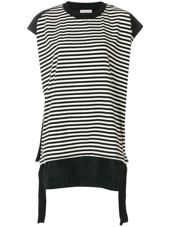 Moncler Striped Short-sleeve T-shirt - Black