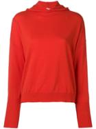 Nude Hooded Sweatshirt - Yellow & Orange