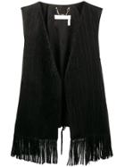 Chloé Textured Gillet - Black