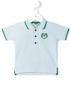 Kenzo Kids - Embroidered Logo Polo Shirt - Kids - Cotton - 18 Mth, Blue