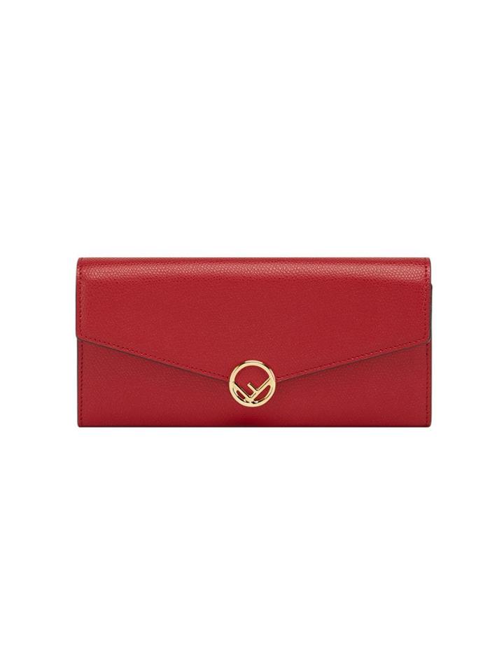 Fendi Chain Continental Wa - Red
