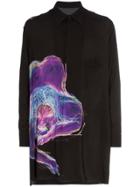 Yohji Yamamoto Printed Long Shirt - Black