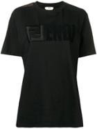 Fendi Logo T-shirt - Black