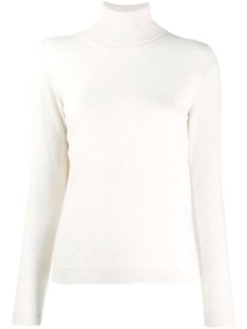 Lamberto Losani Colour Block Jumpers - White