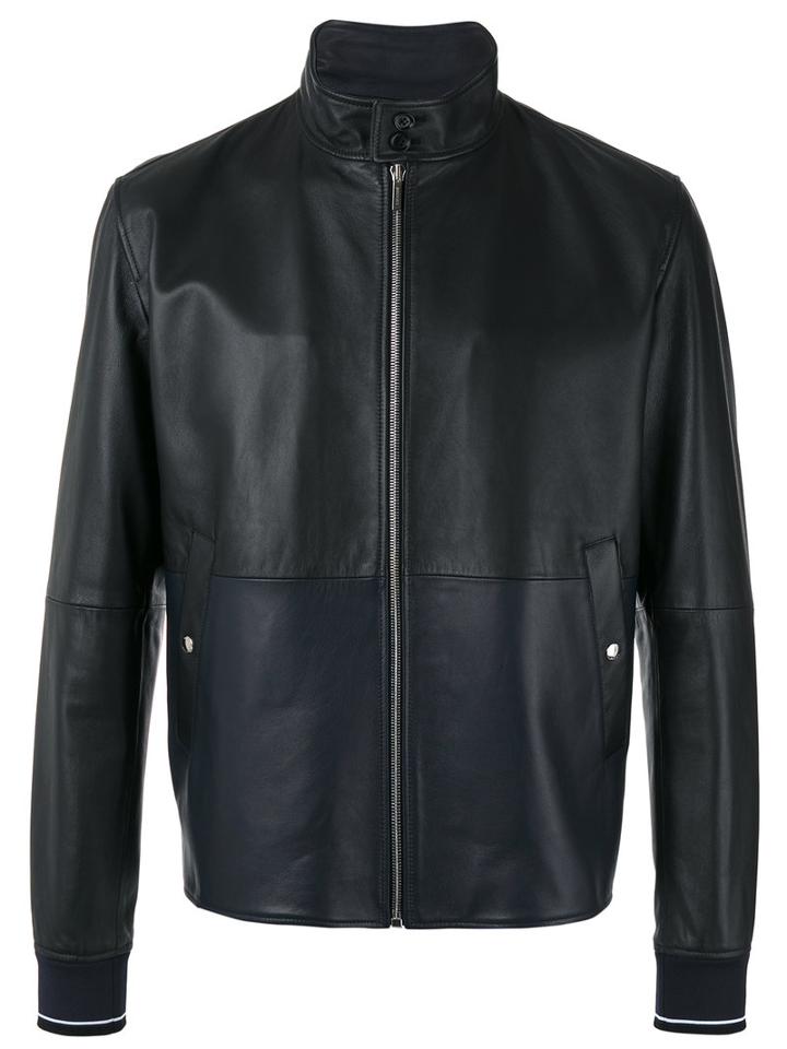 Dior Homme - Zip Up Jacket - Men - Calf Leather/cupro - 50, Black, Calf Leather/cupro