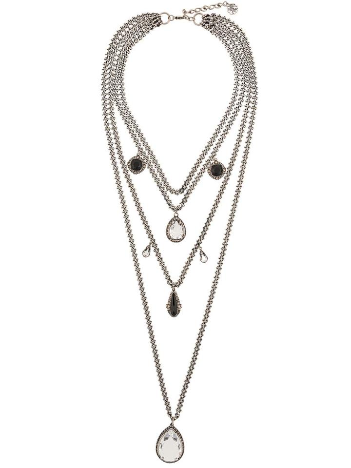 Alexander Mcqueen Layered Necklace - Silver