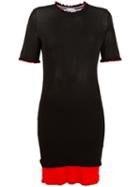 Paco Rabanne Colour Block Dress, Women's, Size: Medium, Black, Viscose/polyamide/spandex/elastane/polyester