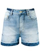 Amapô High-waist Denim Shorts - Blue