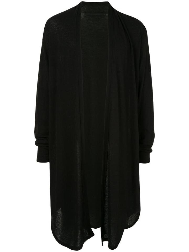 Julius Long Frontless Cardigan - Black