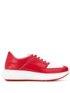 Clergerie Affinite Platform Sneakers - Red