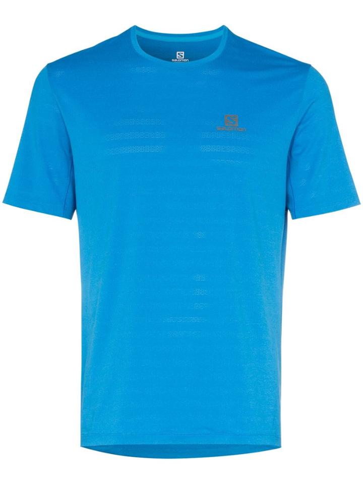 Salomon S/lab Logo Print Performance T-shirt - Blue