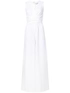 Tome V-neck Jumpsuit - White