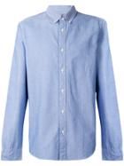 Calvin Klein Jeans Long-sleeve Fitted Shirt - Blue