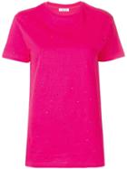 P.a.r.o.s.h. Rhinestone-embellished T-shirt - Pink