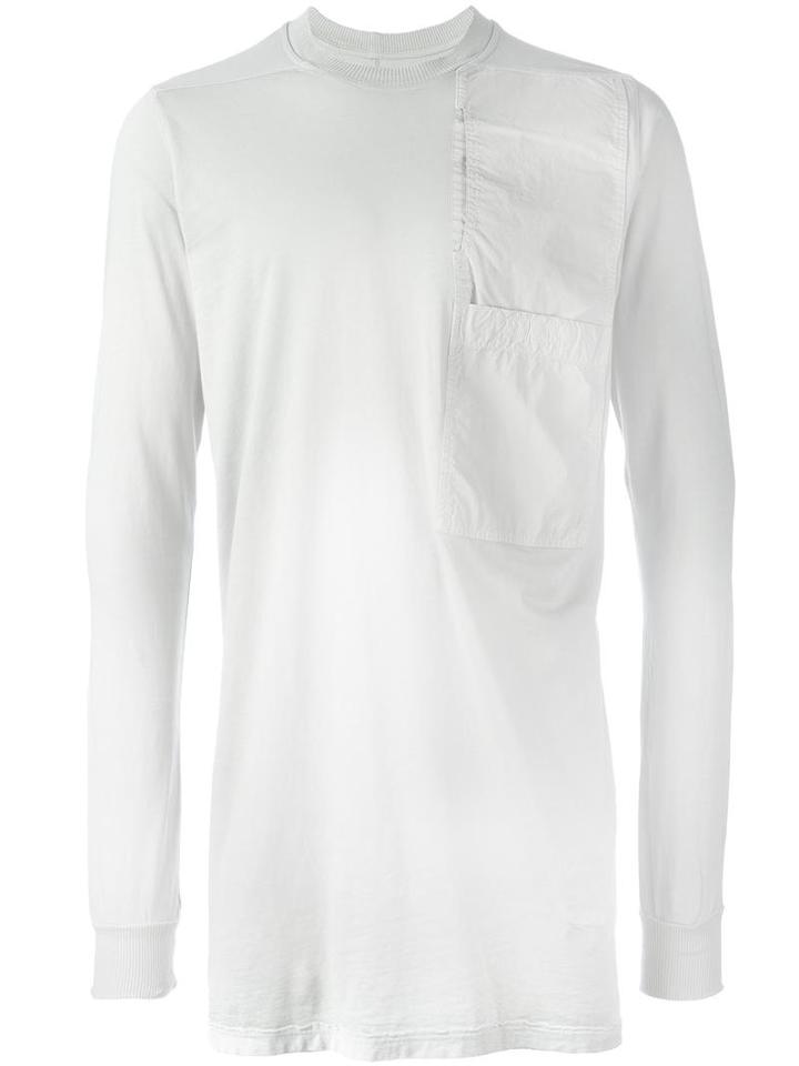 Rick Owens Drkshdw Longline Sweatshirt, Men's, Size: Xs, Grey, Cotton