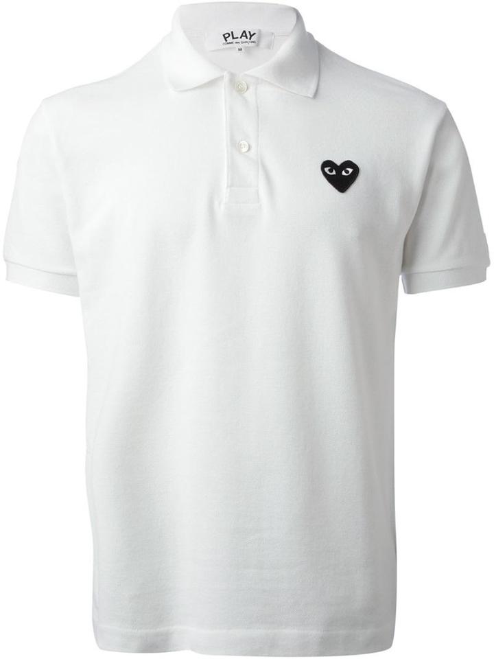 Comme Des Garons Play 'play' Polo Shirt