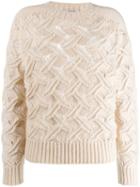 Dorothee Schumacher Knitted Fitted Sweater - White