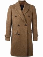 The Gigi Double Breasted Coat, Men's, Size: 50, Brown, Cotton/cupro/alpaca/virgin Wool