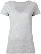 Majestic Filatures - V-neck T-shirt - Women - Cotton - Iii, Women's, Grey, Cotton