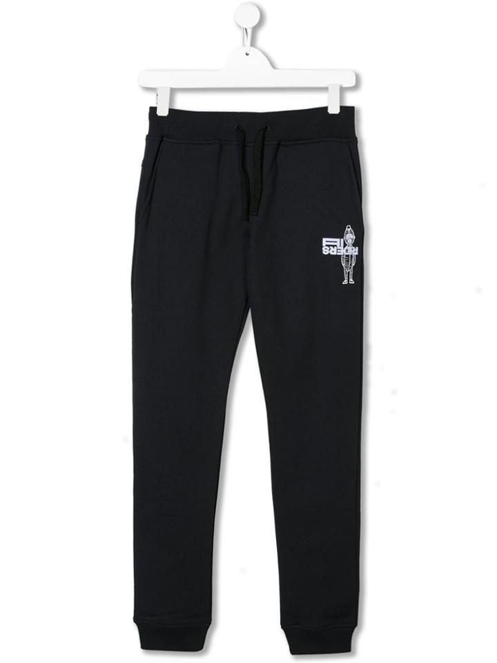 Ai Riders On The Storm Teen Fleece Logo Trousers - Blue
